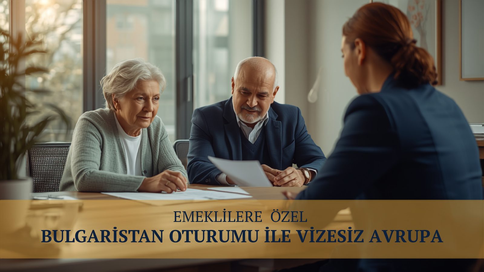 Bulgaristan oturum izni — emekli çift danışmanla görüşme