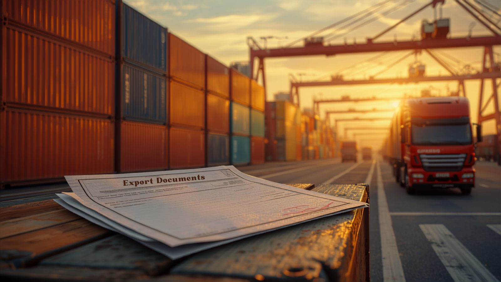 Ticaret ve lojistik — liman ve konteyner sevkiyatı